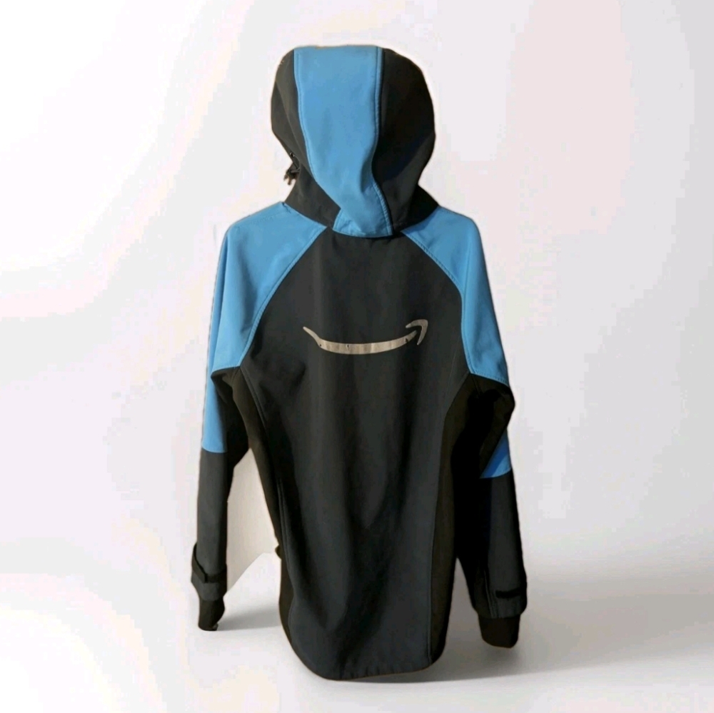 Squid Ink Blue Hooded Jacket Amazon Work Coat